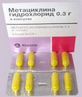 Метациклина гидрохлорид (methacyclinum hydrochloridum)